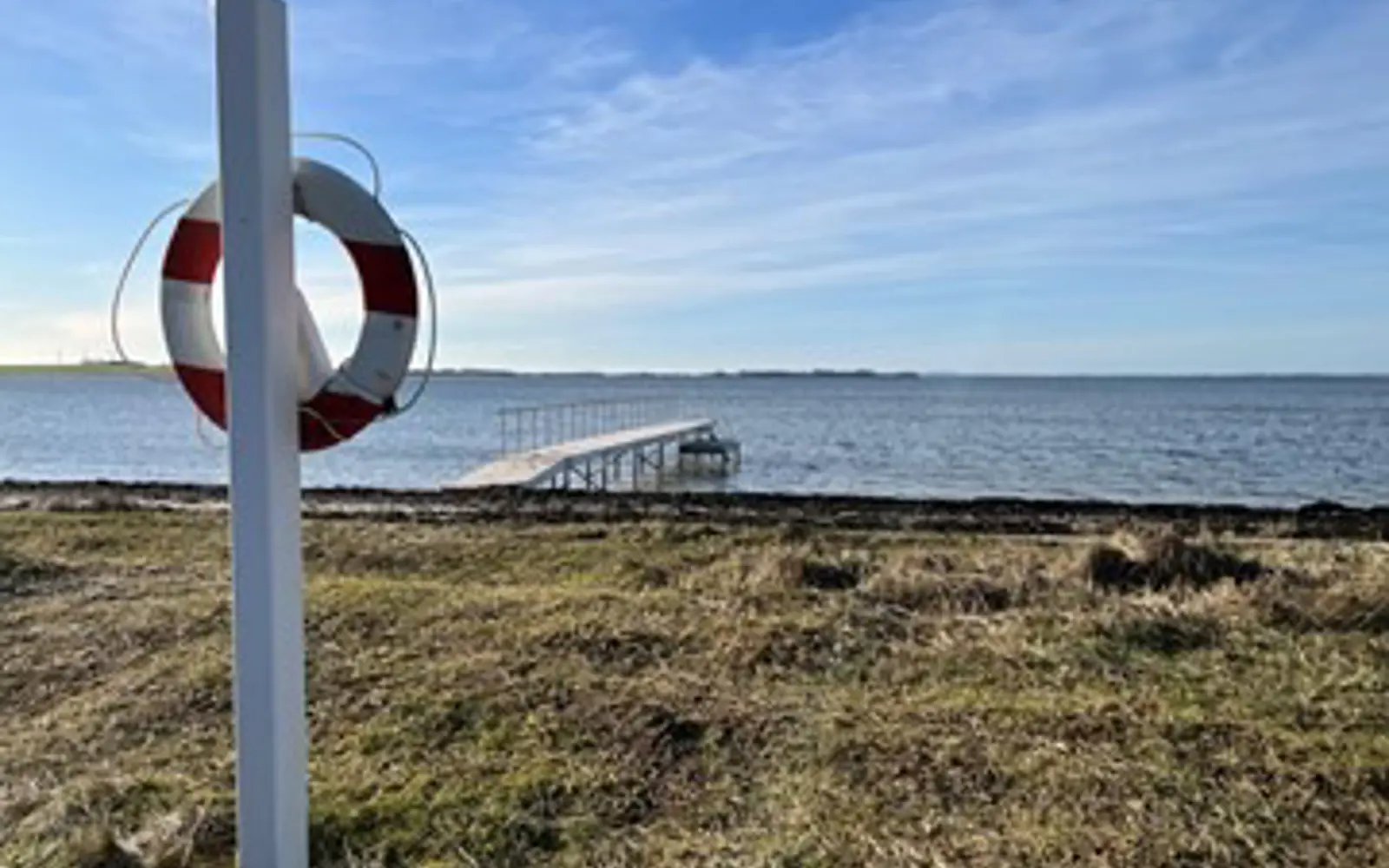 Redningskrans tæt på kysten