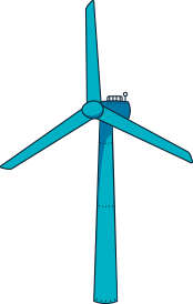 Vindmølle ikon